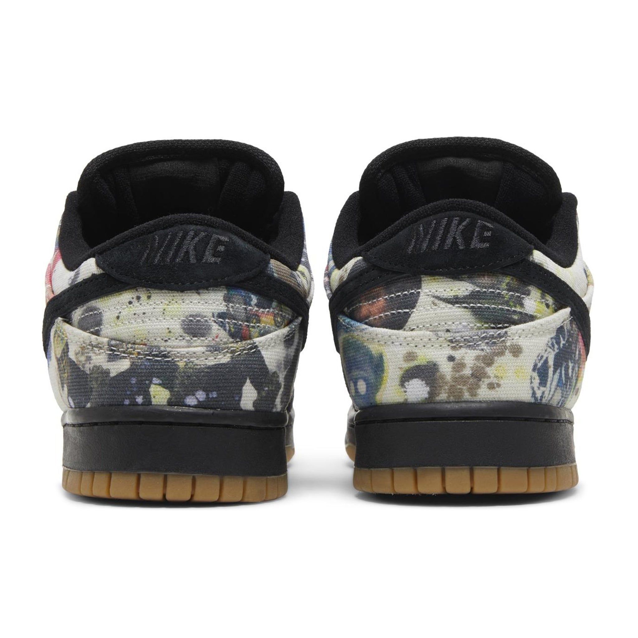 Back view of Supreme x Nike SB Dunk Low Rammellzee FD8778-001